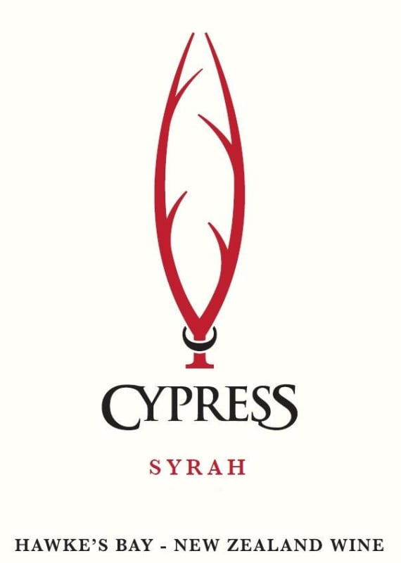 Cypress Wines Ltd. Syrah 2013 Front Label