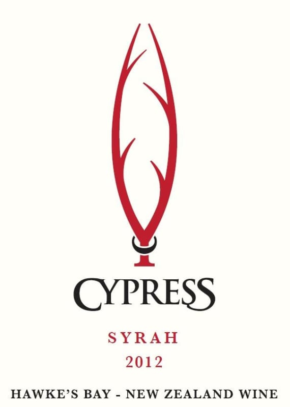 Cypress Wines Ltd. Syrah 2012 Front Label