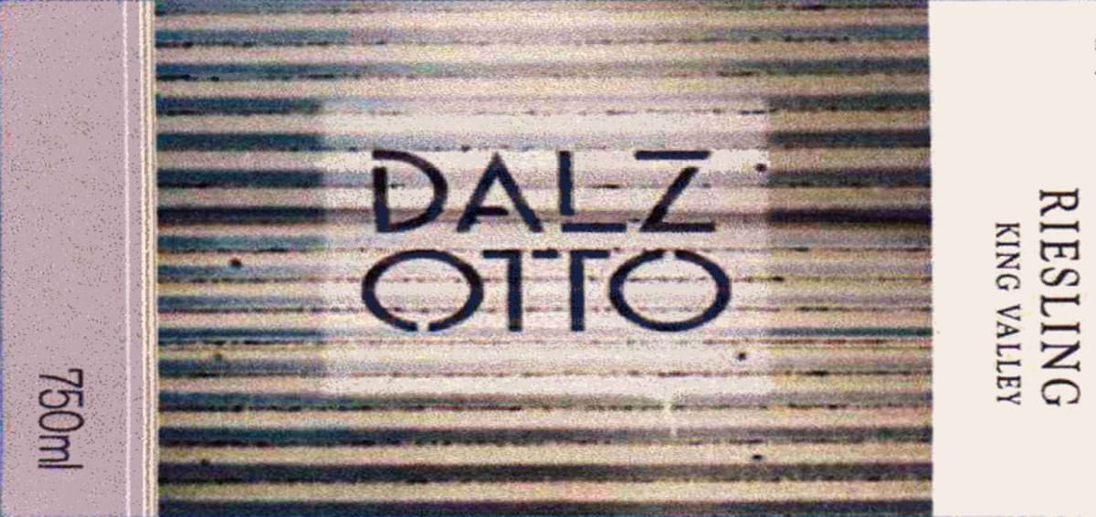 Dal Zotto Wines Riesling 2014 Front Label