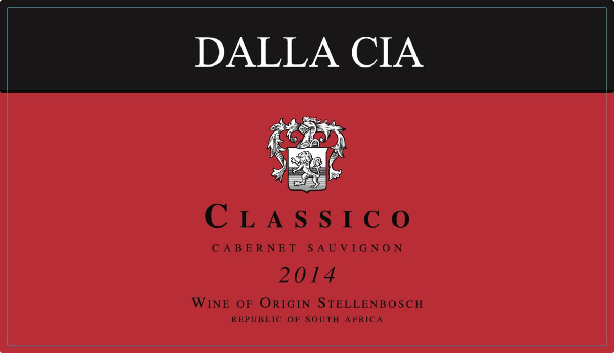 Dalla Cia Classico Cabernet Sauvignon 2014 Front Label
