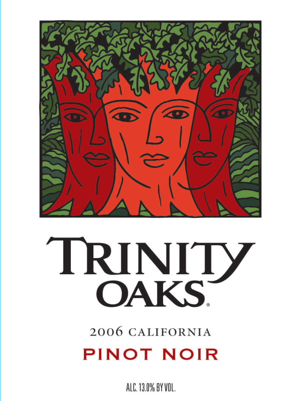 Trinity Oaks Pinot Noir 2006 Front Label