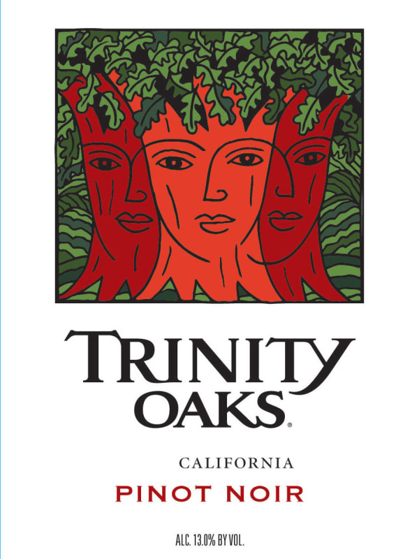 Trinity Oaks Pinot Noir 2008 Front Label
