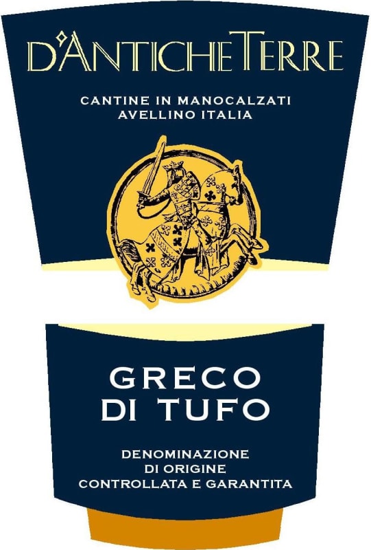 D'Antiche Terre Greco di Tufo 2013 Front Label