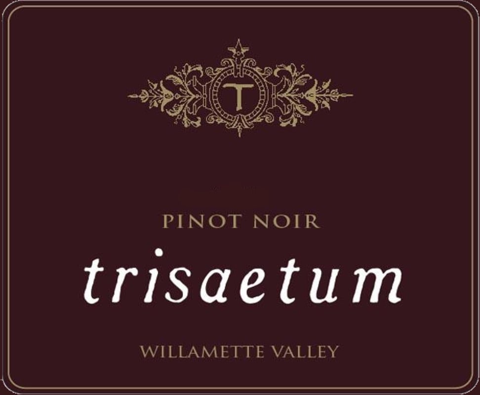 Trisaetum Pinot Noir 2013 Front Label