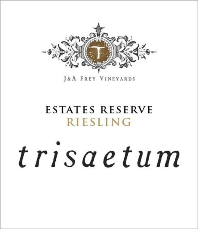 Trisaetum Estates Reserve Riesling 2012 Front Label
