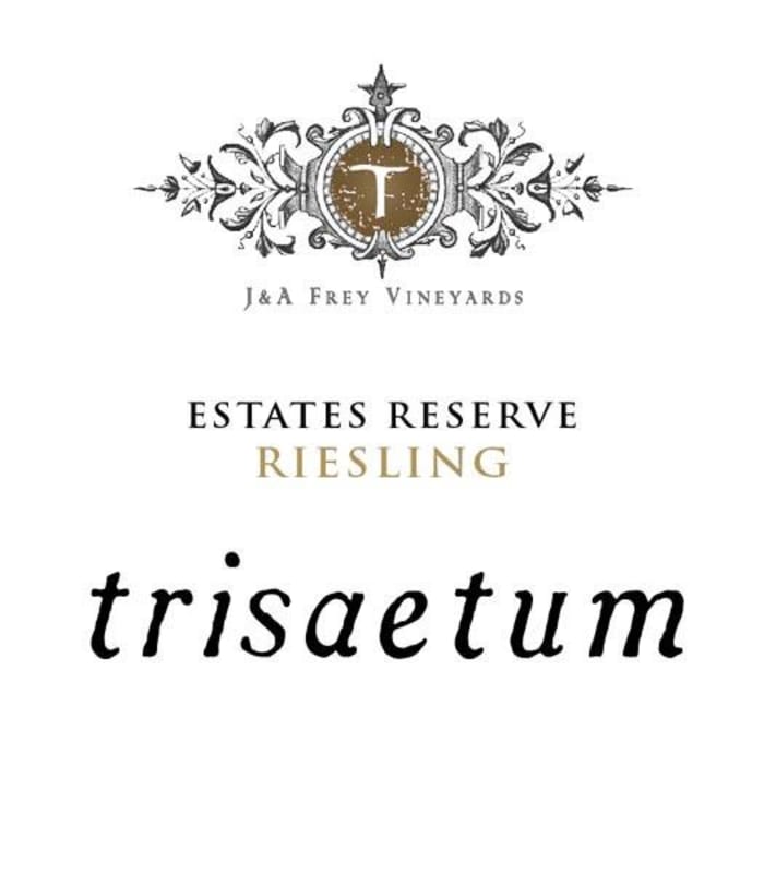 Trisaetum Estates Reserve Riesling 2014 Front Label