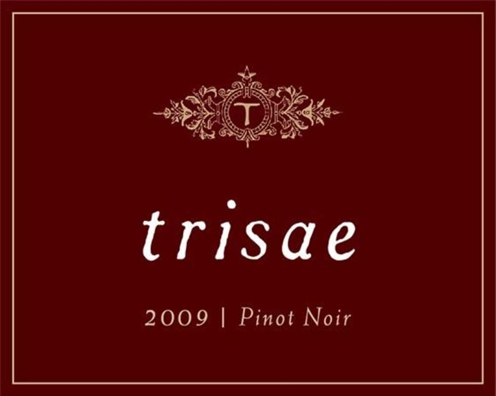 Trisaetum Trisae Pinot Noir 2009 Front Label