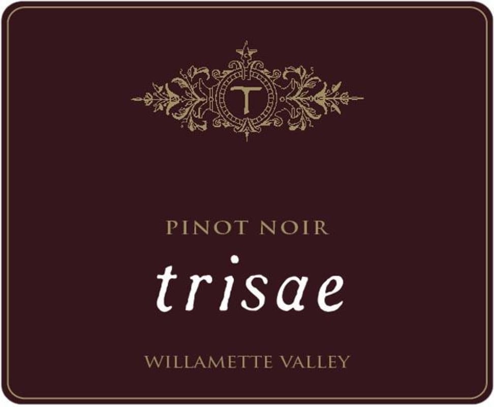 Trisaetum Trisae Pinot Noir 2012 Front Label