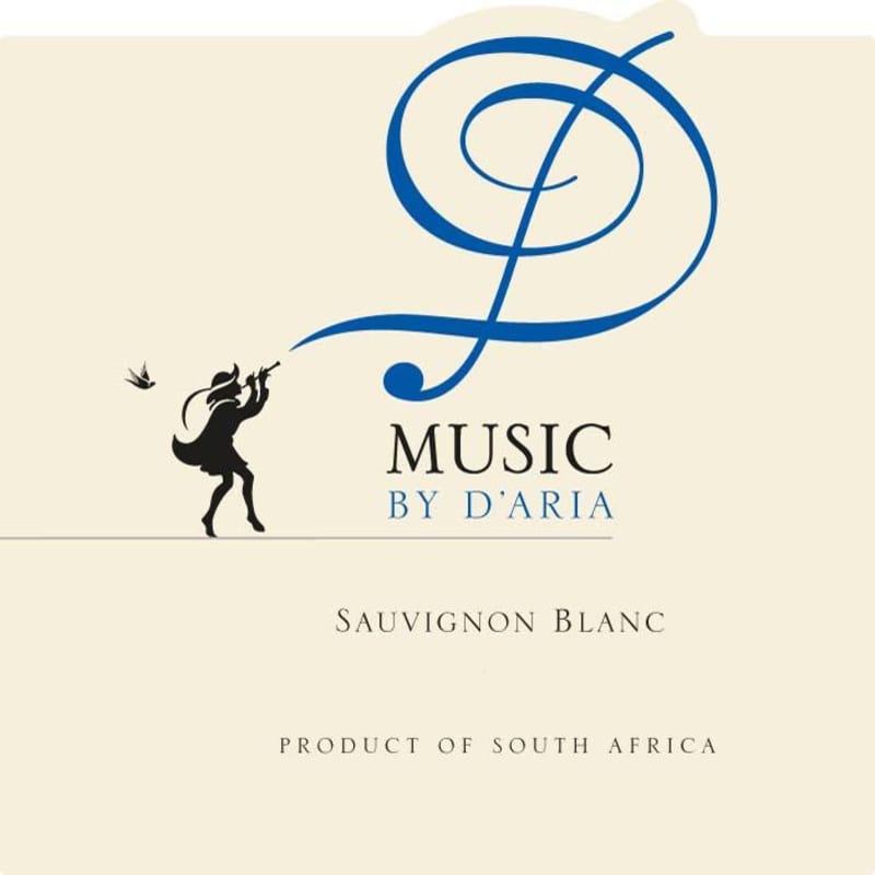 D'Aria Winery Music D'Aria Sauvignon Blanc 2016 Front Label