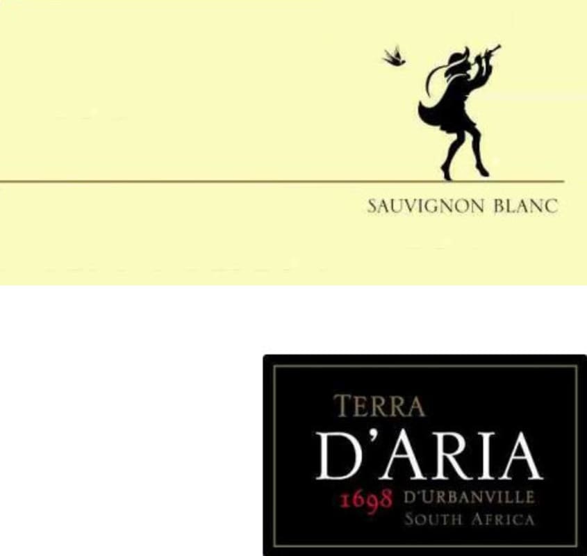 D'Aria Winery Sauvignon Blanc 2012 Front Label