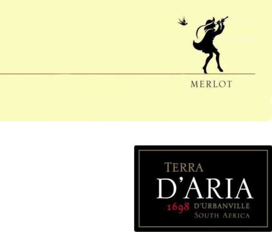 D'Aria Winery Merlot 2012 Front Label
