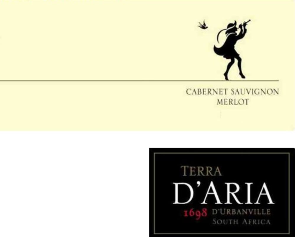 D'Aria Winery Cabernet Sauvignon Merlot 2014 Front Label
