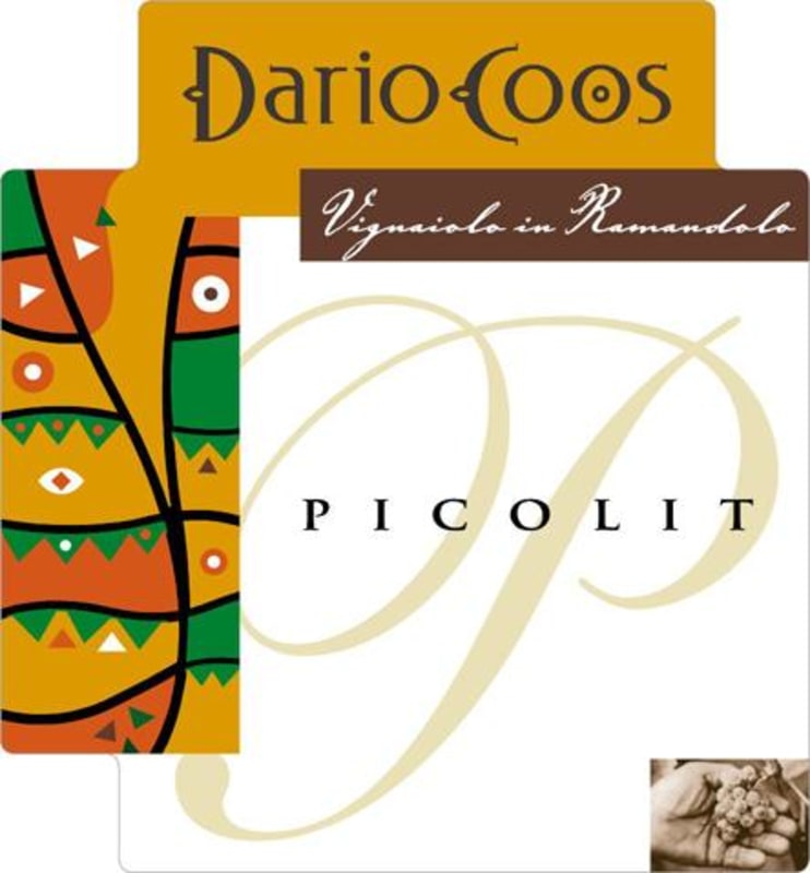 Dario Coos Picolit 2010 Front Label