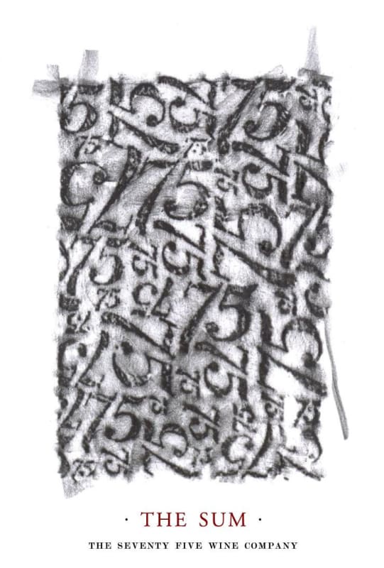 Tuck Beckstoffer 75 Wine Company The Sum Red 2010 Front Label