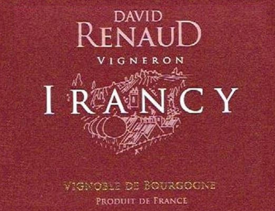David Renaud Burgundy Irancy 2013 Front Label