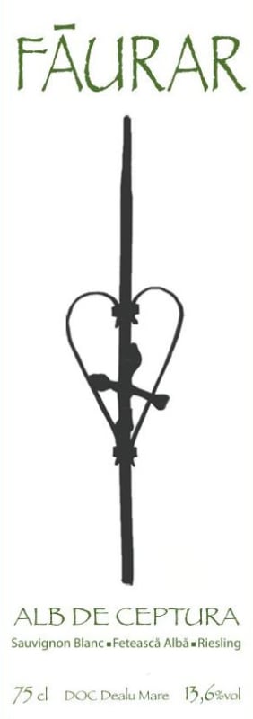 Davino (Romania) Faurar Alb de Ceptura 2015 Front Label