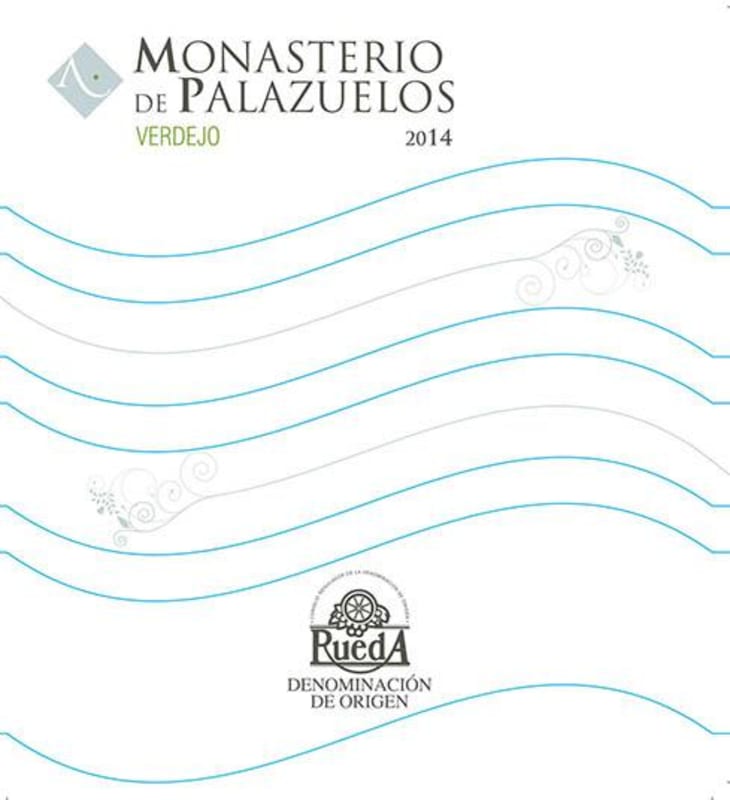 De Alberto Monasterio de Palazuelos Verdejo 2014 Front Label