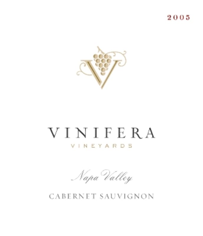 Tuck Beckstoffer Vinifera Vineyards Cabernet Sauvignon 2005 Front Label