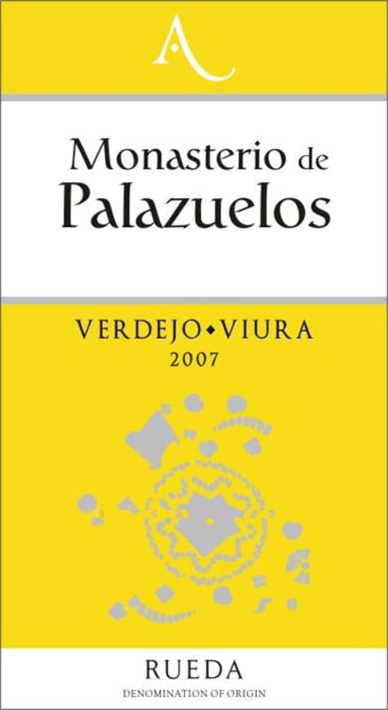 De Alberto Monasterio de Palazuelos Verdejo-Viura 2007 Front Label