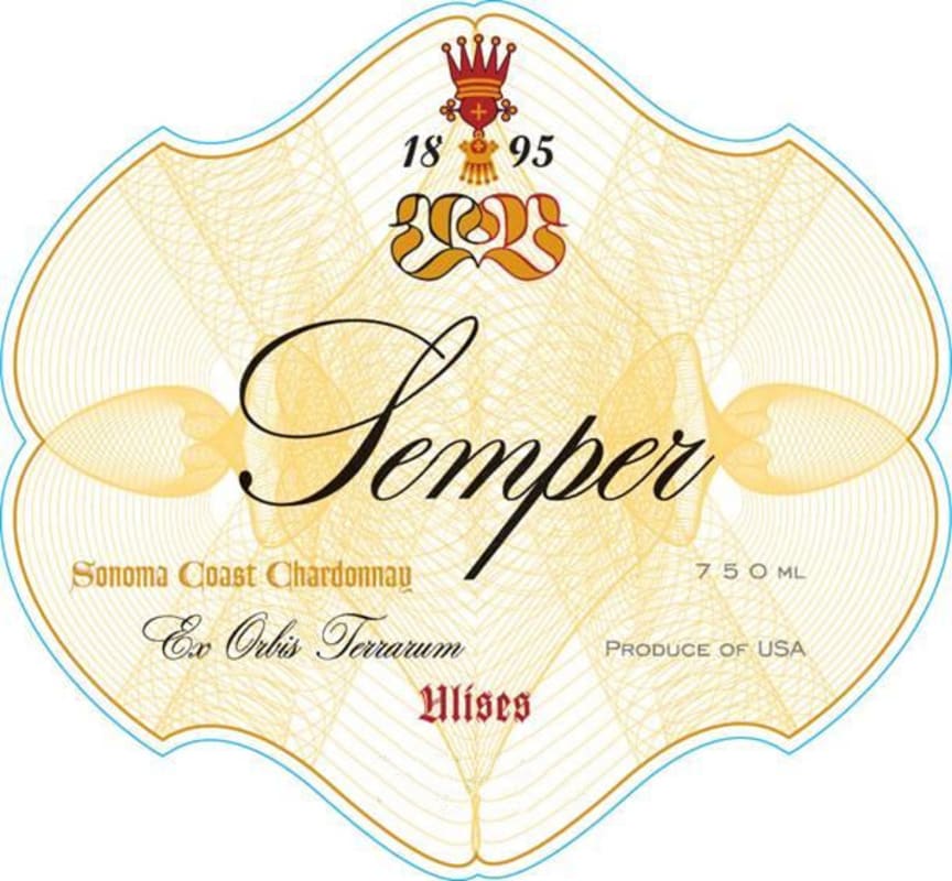 Semper Ulises Vineyard Chardonnay 2012 Front Label