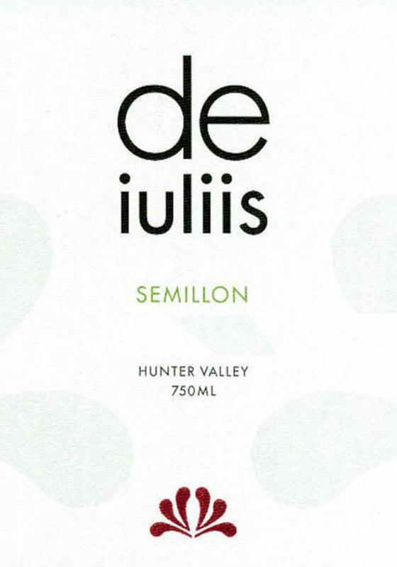 De Iuliis Wines Semillon 2013 Front Label