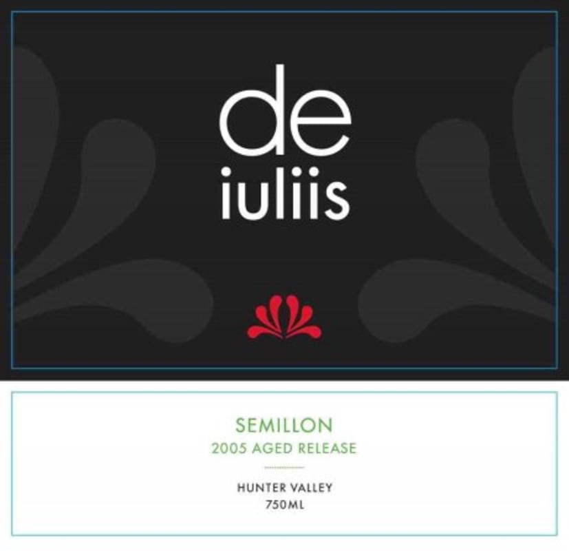 De Iuliis Wines Aged Release Semillon 2005 Front Label