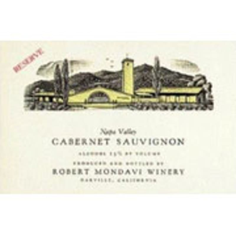 Robert Mondavi Reserve Cabernet Sauvignon (3 Liter Bottle) 1996 Front Label