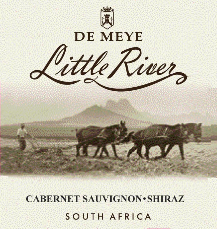 De Meye Wines Little River Range Cabernet Sauvignon-Shiraz 2012 Front Label