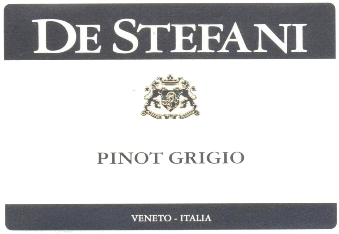 De Stefani Pinot Grigio 2010 Front Label