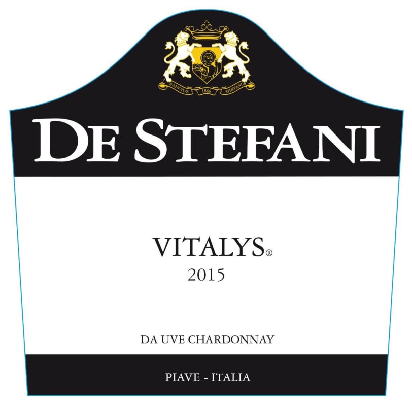 De Stefani Veneto Vitalys Chardonnay 2015 Front Label