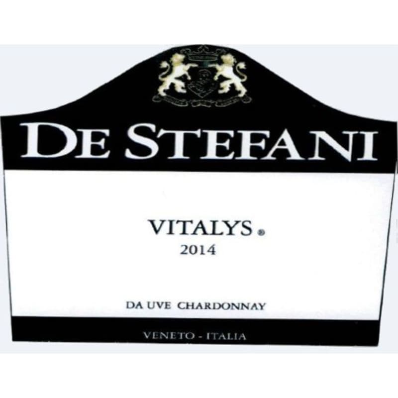 De Stefani Veneto Vitalys Chardonnay 2014 Front Label