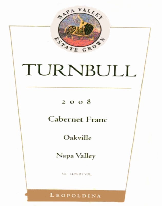 Turnbull Leopoldina Vineyard Cabernet Franc 2008 Front Label
