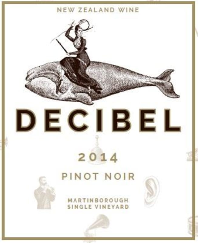 Decibel Wines Single Vineyard Pinot Noir 2014 Front Label