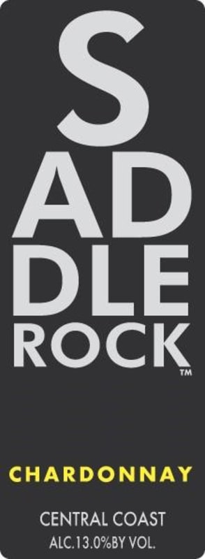 Malibu Wines Saddlerock Chardonnay 2015 Front Label