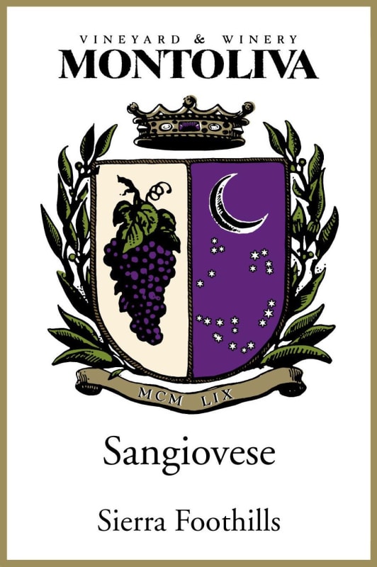 Montoliva Vineyard & Winery Chicago Park Vineyard Sangiovese 2006 Front Label