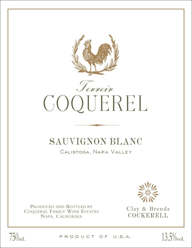 Coquerel Wines Sauvignon Blanc 2013 Front Label