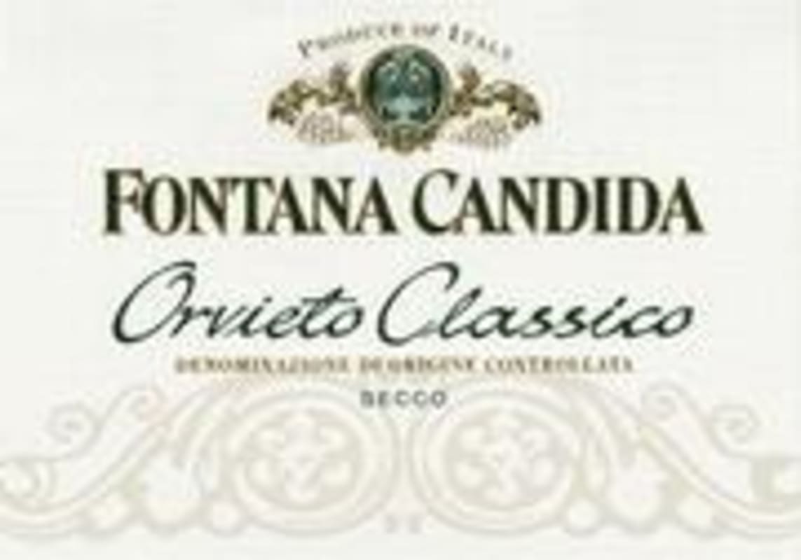 Fontana Candida Orvieto 1999 Front Label