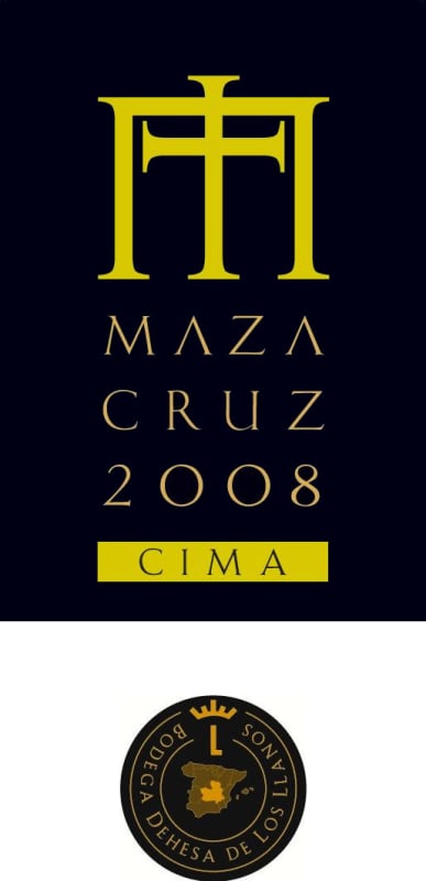 Dehesa de los Llanos Mazacruz Cima Vino de la Tierra 2008 Front Label