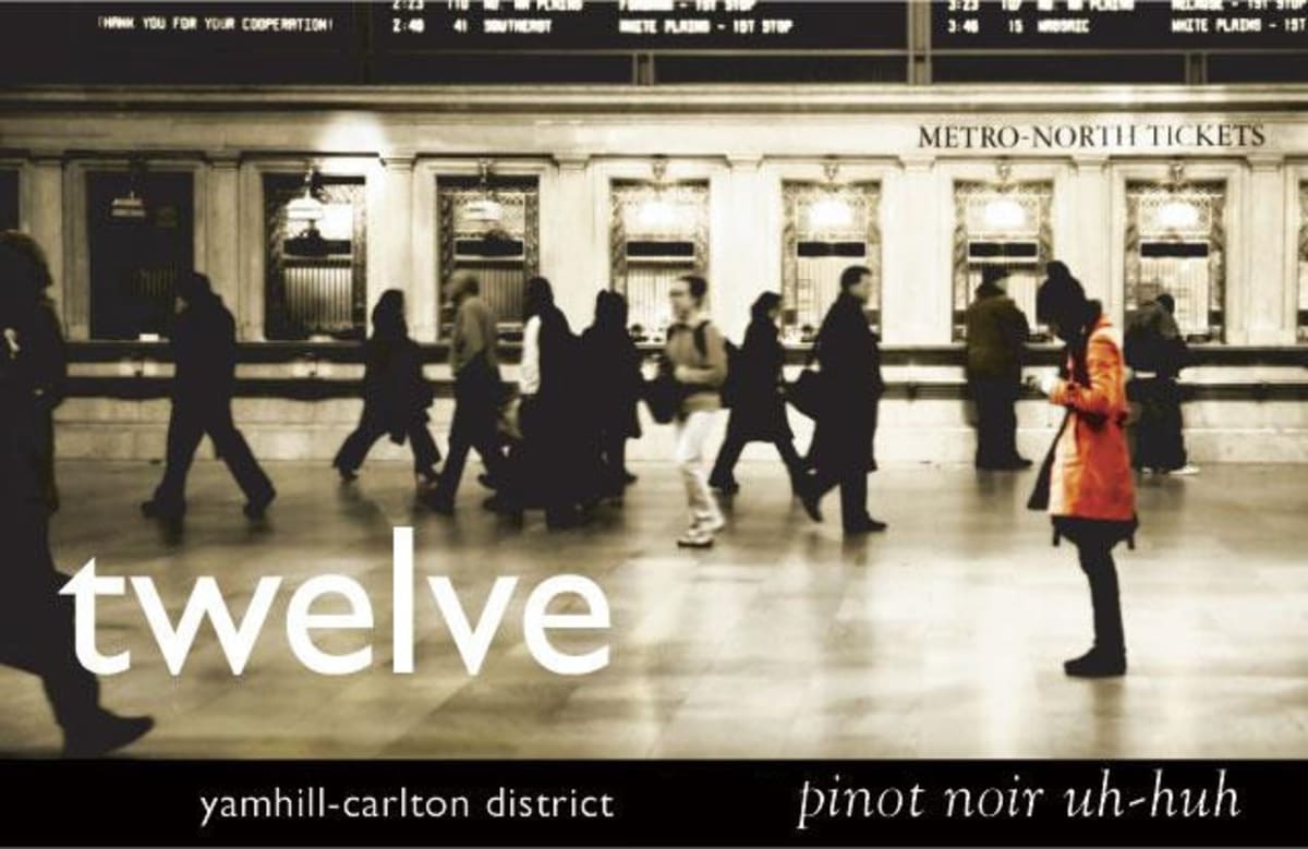 Twelve Uh-Huh Pinot Noir 2012 Front Label