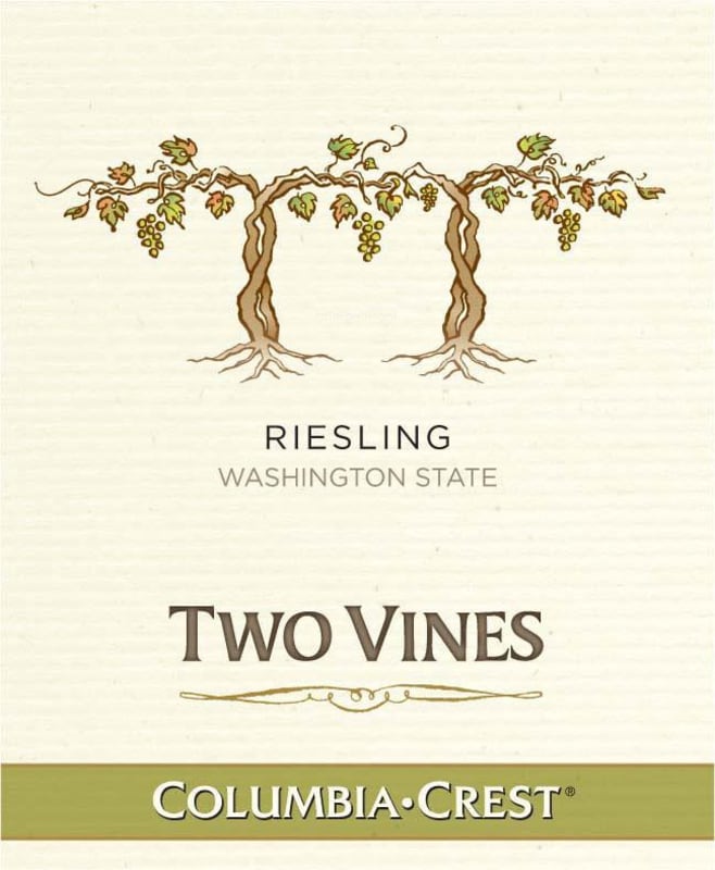 Two Vines Riesling 2013 Front Label