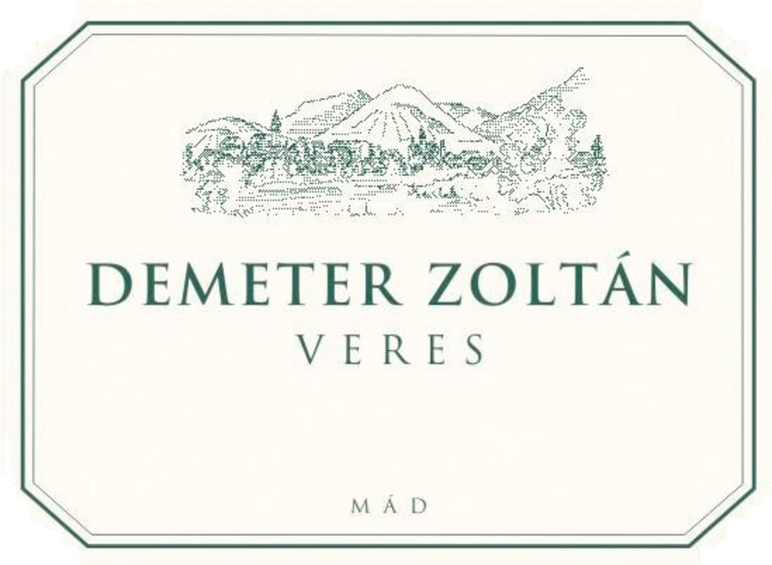 Demeter Zoltan Pinceszet Veres 2015 Front Label
