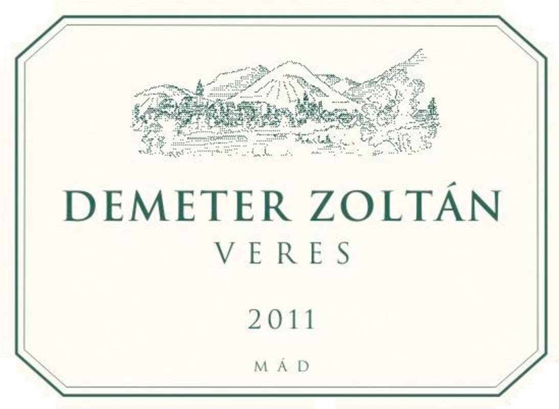 Demeter Zoltan Pinceszet Veres 2011 Front Label