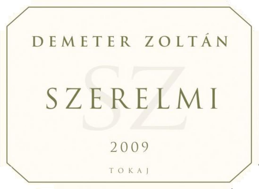 Demeter Zoltan Pinceszet Szerelmi Harslevelu 2009 Front Label