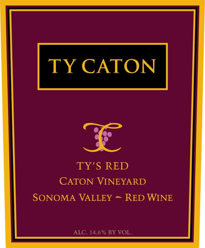 Ty Caton Ty's Red 2014 Front Label