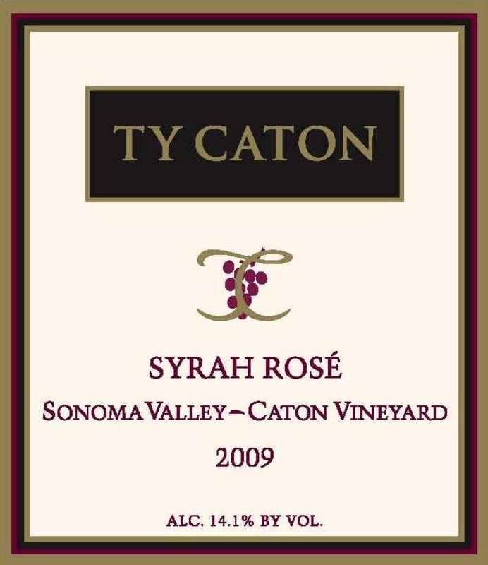 Ty Caton Rose of Syrah 2009 Front Label