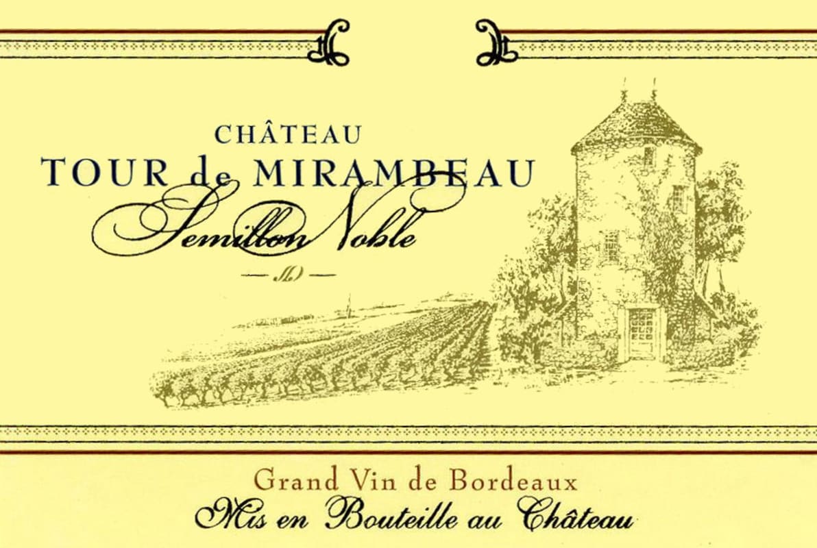 Despagne Chateau Tour de Mirambeau Noble Semillon 2015 Front Label
