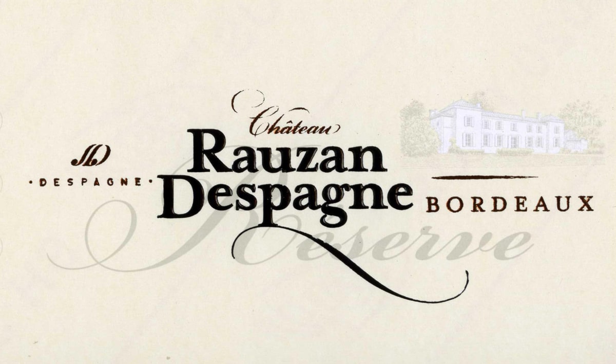 Despagne Chateau Rauzan-Despagne Reserve Rouge 2014 Front Label