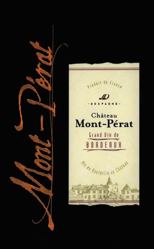 Despagne Chateau Mont-Perat Blanc 2015 Front Label