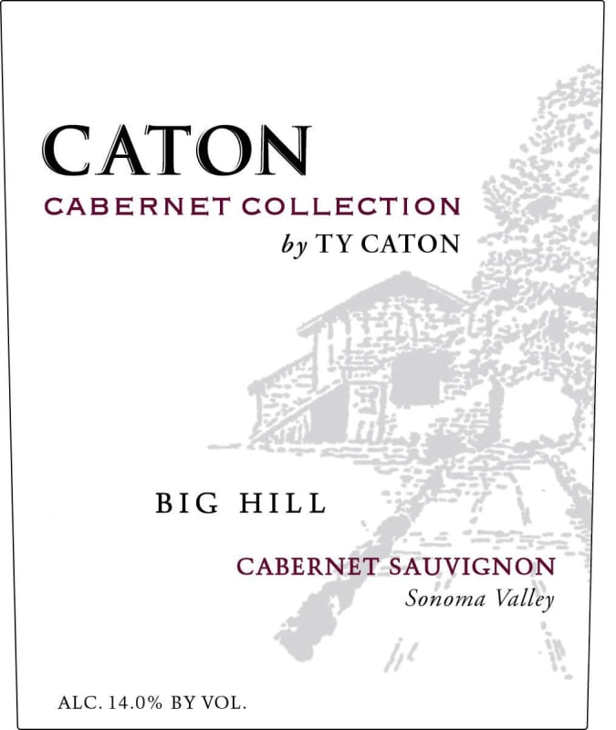 Ty Caton Caton Big Hill Cabernet Sauvignon 2014 Front Label