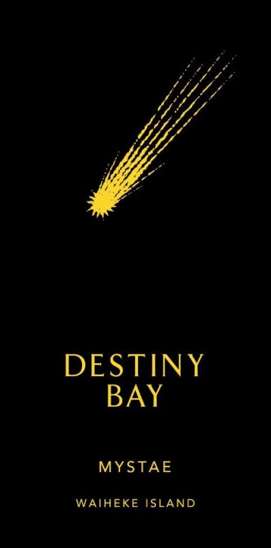 Destiny Bay Wine Waiheke Island Mystae 2013 Front Label